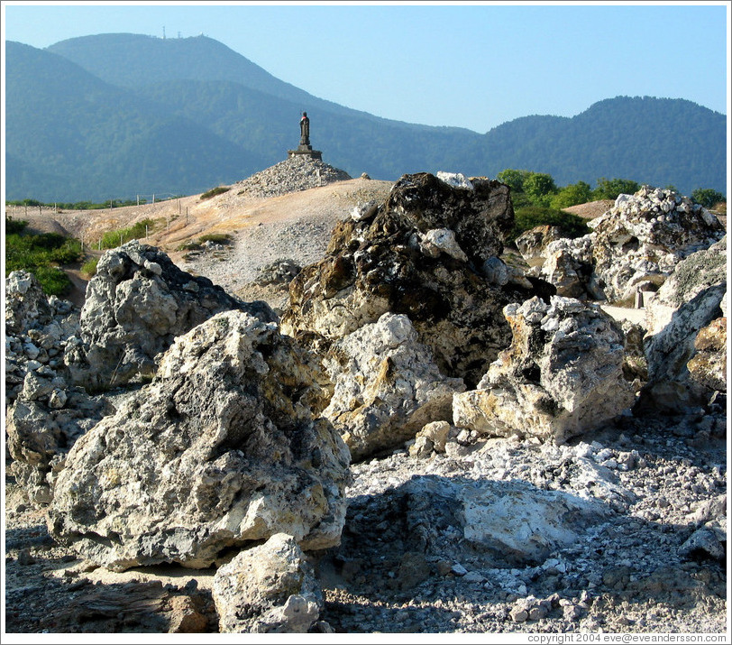 Volcanic landscape.  Mt. Osorezan.