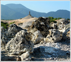 Volcanic landscape.  Mt. Osorezan.