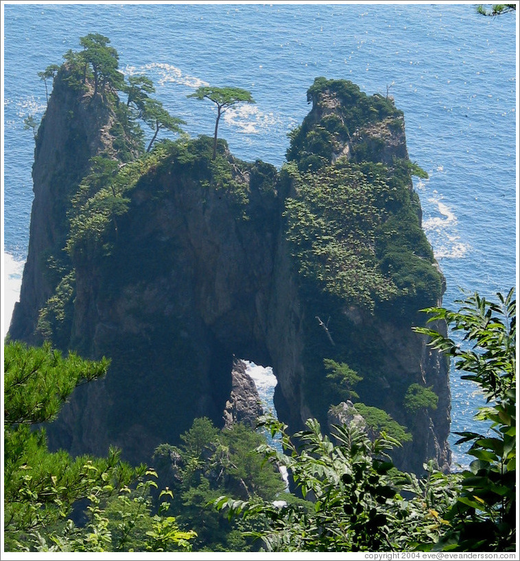 East coast of Honshu at Rikuchu Kaigan National Park.