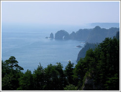 East coast of Honshu at Rikuchu Kaigan National Park.