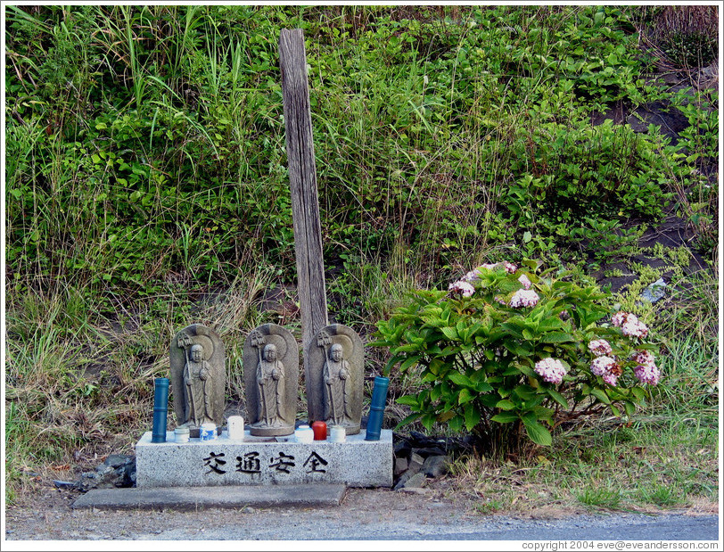 Roadside shrine.
