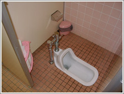 Squat toilet.