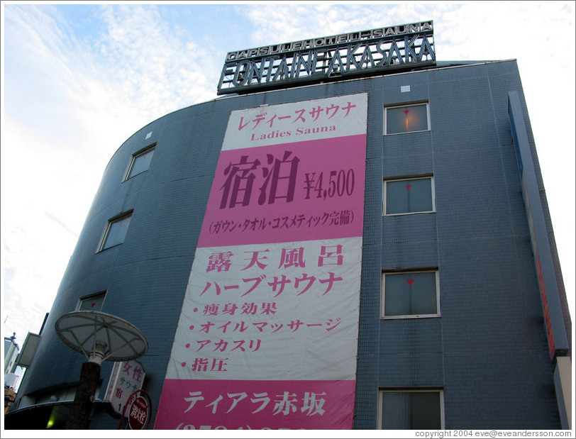Capsule Hotel Fontaine Akasaka.  Exterior.