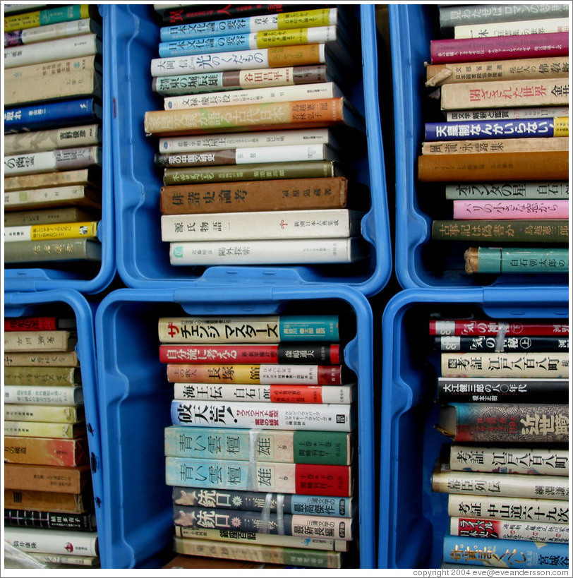Books.  Jinbocho booksellers' district.