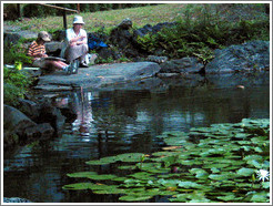 Young artist.  Natei.  Koishikawa Korakuen park.