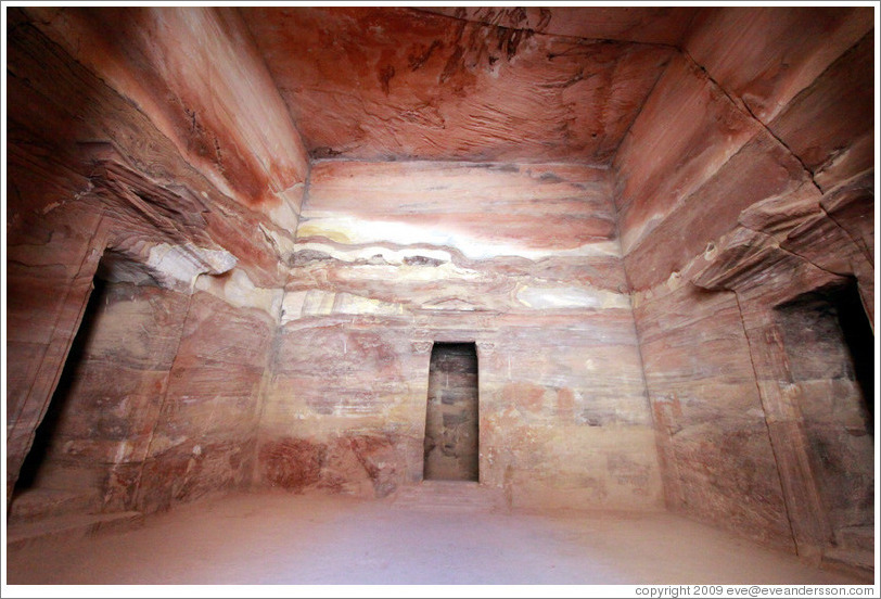 Interior of Al Khazneh, a.k.a. The Treasury (&#1575;&#1604;&#1582;&#1586;&#1606;&#1577;&#8206;).