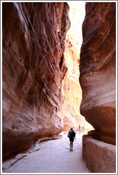 As-Siq, a narrow natural gorge.