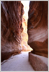 As-Siq, a narrow natural gorge.