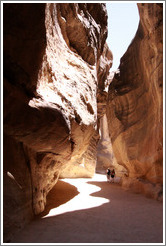 As-Siq, a narrow natural gorge.