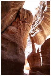 As-Siq, a narrow natural gorge.