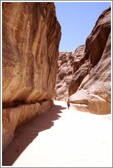 As-Siq, a narrow natural gorge.