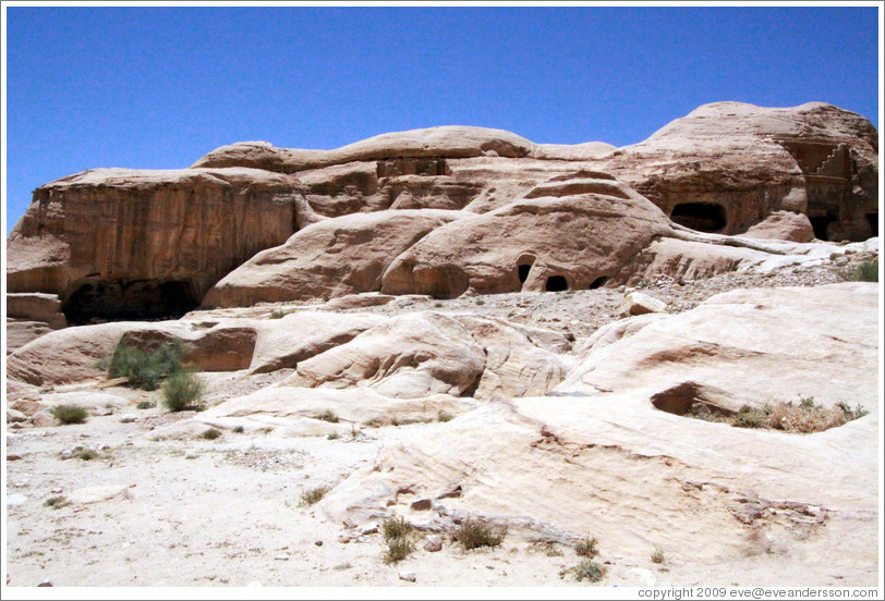 Burial chambers.