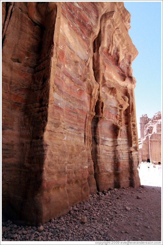 Nabataean tomb on the Street of Fa?es.