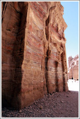 Nabataean tomb on the Street of Fa?es.