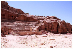 The theatre, built by Nabataeans in the 1st century AD.