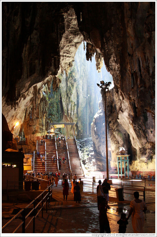 First level, Batu Caves.