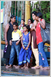 Family, Batu Caves.