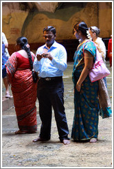 People in the Batu Caves.