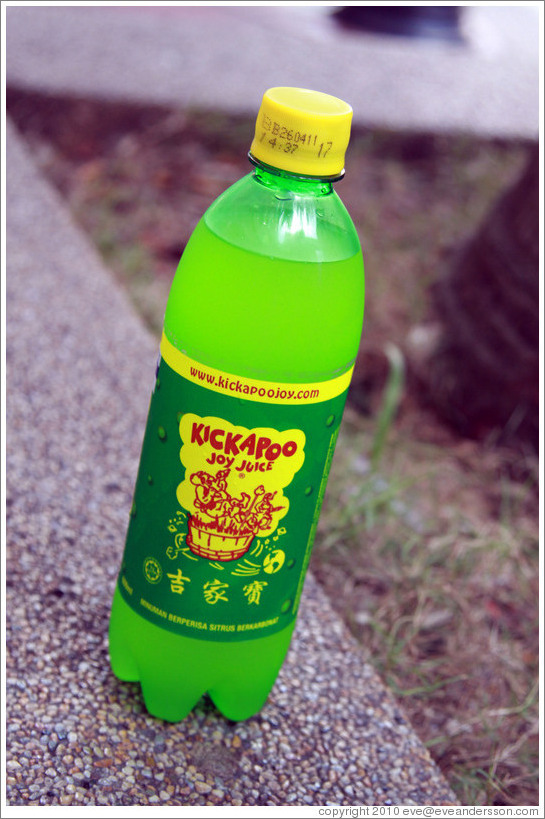 Kickapoo Joy Juice, a citrusy soft drink.
