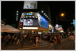 Jalan Bukit Bintang at night.