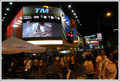 Jalan Bukit Bintang at night.