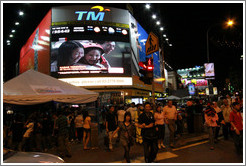 Jalan Bukit Bintang at night.