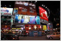 Jalan Bukit Bintang at night.