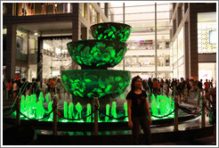 Fountain in front of the Pavilion, Jalan Bukit Bintang at night.