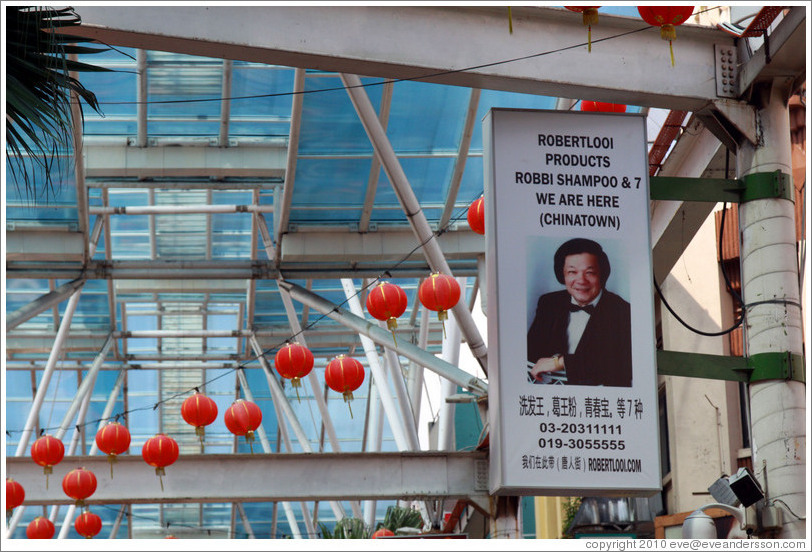 Robertlooi Products sign, Jalan Petaling (Petaling Street), Chinatown.