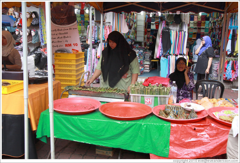 Market on Lorong Tuanku Abdul Rahman.