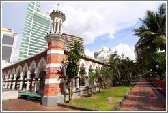 Masjid Jamek, one of the oldest mosques in Kuala Lumpur.