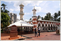 Masjid Jamek, one of the oldest mosques in Kuala Lumpur.