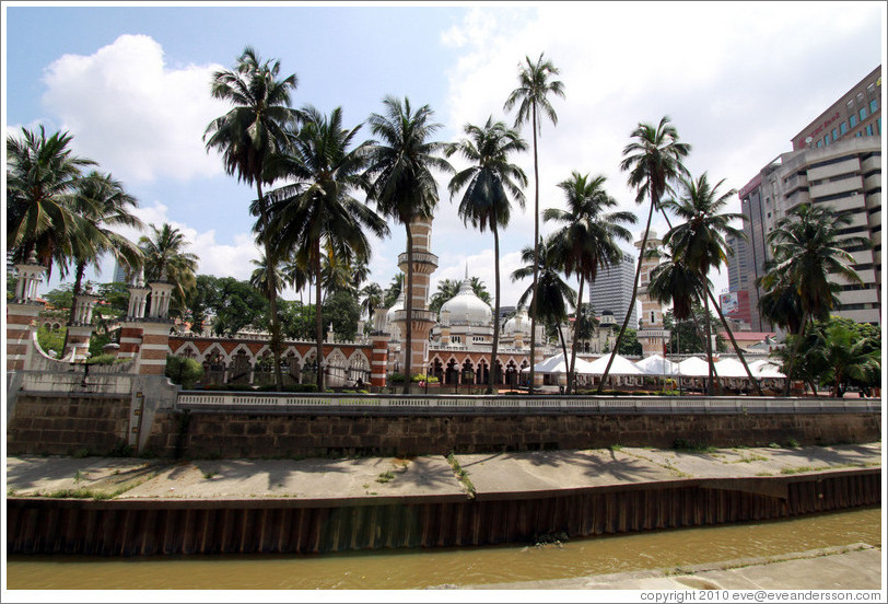 Masjid Jamek, one of the oldest mosques in Kuala Lumpur.