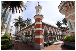 Masjid Jamek, one of the oldest mosques in Kuala Lumpur.