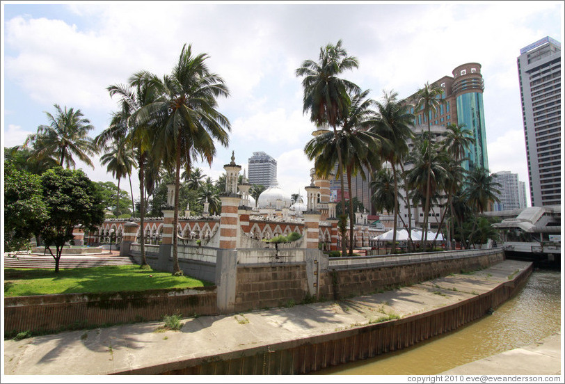 Masjid Jamek, one of the oldest mosques in Kuala Lumpur.