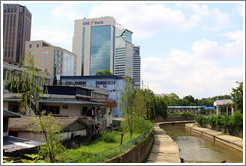 Bank of the Sungai Kelang, near Jalan Dang Wangi.