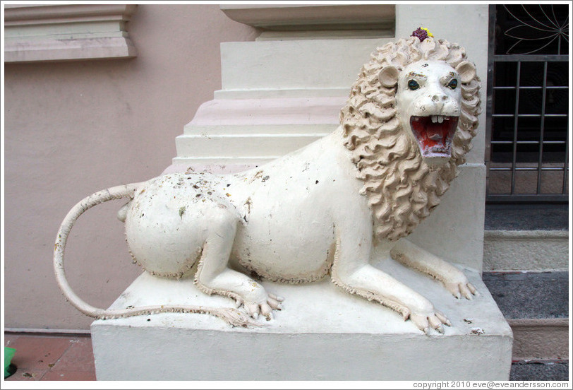 Lion, Arulmigu Mahamariamman Temple.