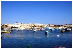 Marsaxlokk Bay.
