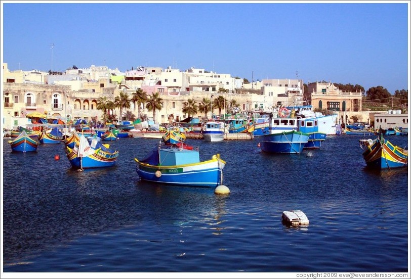 Marsaxlokk Bay.