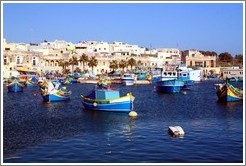 Marsaxlokk Bay.