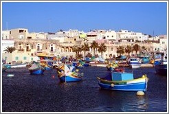 Marsaxlokk Bay.