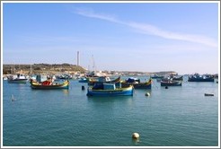 Marsaxlokk Bay.