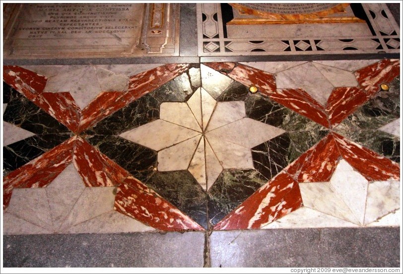 Cross of Malta, floor, St. Paul's Cathedral.