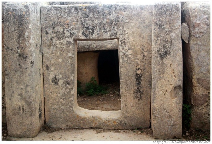 Mnajdra, a megalithic temple complex.