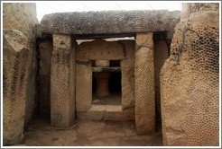 Mnajdra, a megalithic temple complex.