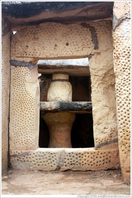 Mnajdra, a megalithic temple complex.