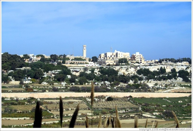 Mtarfa, viewed from Rabat.