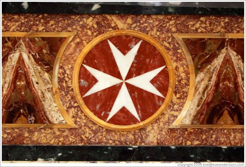 Cross of Malta, St. Paul's Church.