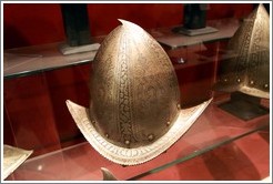 Peaked Morion, a type of military helmet, Palace of the Grand Master.
