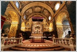 Altar, St. Johns Co-Cathedral (Kon-Katidral ta' San &#288;wann).